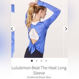 Lululemon Beat the Heat Long Sleeve